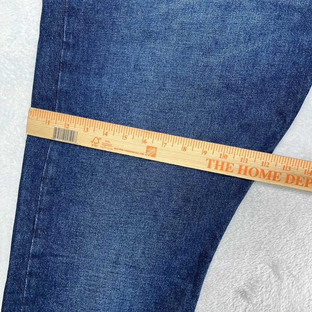 Levi's 501 Original Jeans Men's Blue Denim Relaxed Straight Button Fly - 42X29.5